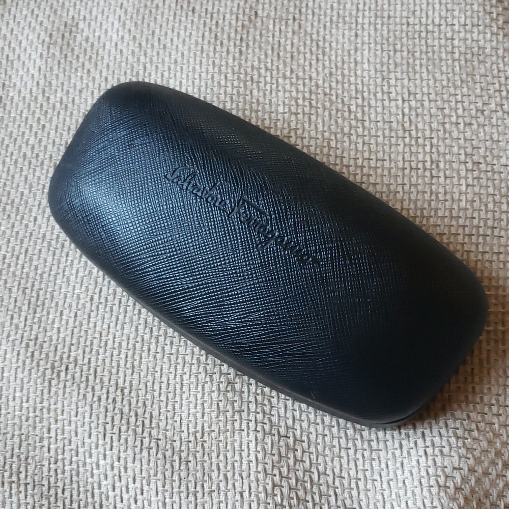 Salvatore Ferragamo black sunglasses case